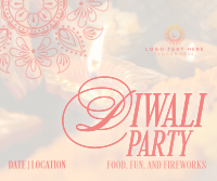 Diwali Party Facebook Post