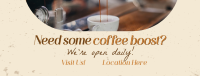 Coffee Customer Engagement Facebook Cover Image Preview