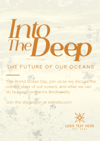 Into The Depths Flyer