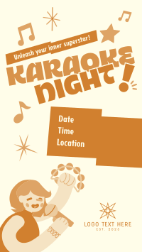 Quirky Karaoke Night  Instagram Reel Design