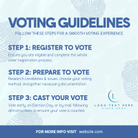 Election Voting Guidelines Instagram Post