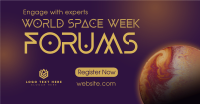 Space Week Forums Facebook Ad