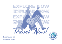 Explore & Travel Postcard