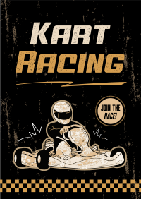 Retro Racing Poster