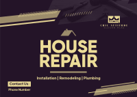 Home Repair Services Postcard