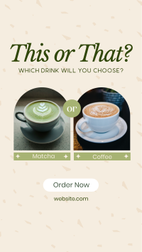 Coffee or Matcha Instagram Reel Image Preview