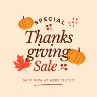 Thanksgiving Sale Instagram Post