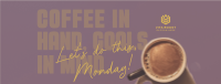 Coffee Motivation Quote Facebook Cover Image Preview