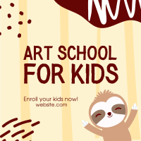 Art School for Kids Linkedin Post