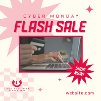 Cyber Flash Sale Instagram Post