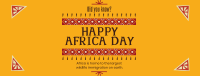 Decorative Africa Day Facebook Cover Image Preview