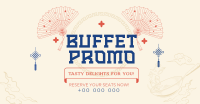 Elegant Oriental Buffet Promo Facebook Ad