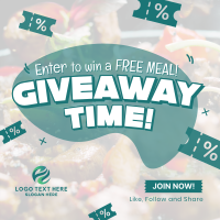 Food Voucher Giveaway Instagram Post