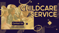 Abstract Shapes Childcare Service Animation