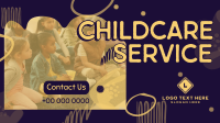 Abstract Shapes Childcare Service Animation