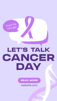 Cancer Awareness Discussion Instagram Reel Image Preview