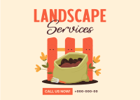 Lawn Care Services Postcard