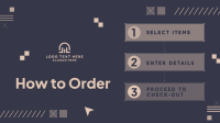 Abstract Order Guide Facebook Event Cover