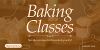 Baking Classes Twitter Post