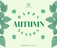 Autumn Season Leaves Facebook Post