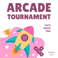 Arcade Tournament Instagram Post