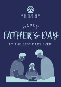 The Best Dads Ever Poster