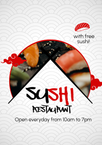 Sushi Platter Flyer