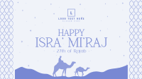 Celebrating Isra' Mi'raj Journey Animation