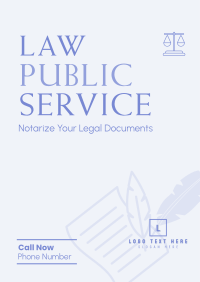 Firm Notary Service Poster