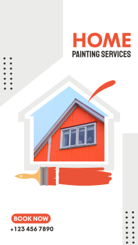 Home Painting Services Facebook Story