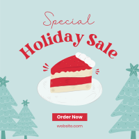 Special Holiday Cake Sale Instagram Post