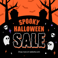 Spooky Ghost Sale Instagram Post