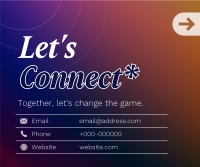 Modern Connect With Us Facebook Post