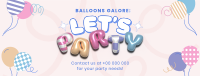 Cute Party Planner Facebook Cover