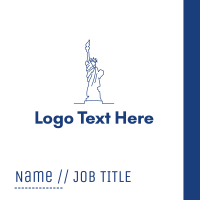 USA Statue of Liberty Business Card Image Preview