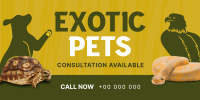 Exotic Vet Consultation Twitter Post