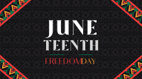 Juneteenth Freedom Revolution Video