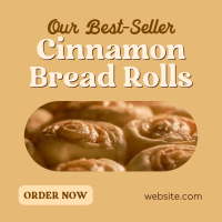 Best-seller Cinnamon Rolls Linkedin Post