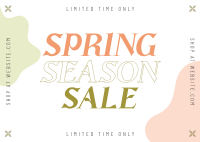 Hibernating Season Sale Postcard