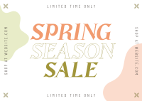 Hibernating Season Sale Postcard Image Preview