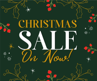 Decorative Christmas Sale Facebook Post