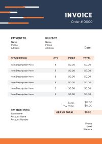 Clean Modern Business Invoice