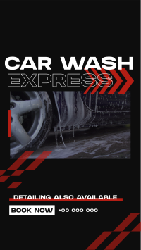 Premium Car Wash Express Instagram Story