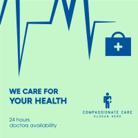 We Care for Your Health Instagram Post Image Preview