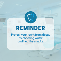 Dental Reminder Instagram Post Design