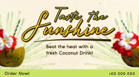 Sunshine Coconut Drink Animation