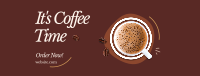 It's Coffee Time Facebook Cover