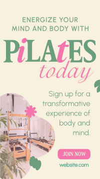 Relaxing Pilates Facebook Story