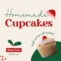 Cupcake Christmas Sale Instagram Post