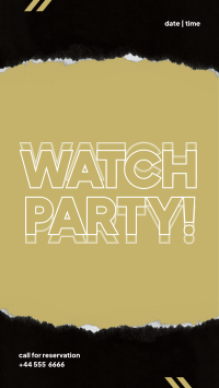 Watch Party Instagram Story